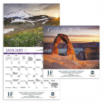 Catholic Reflections Appointment Wall Calendar - Stapled